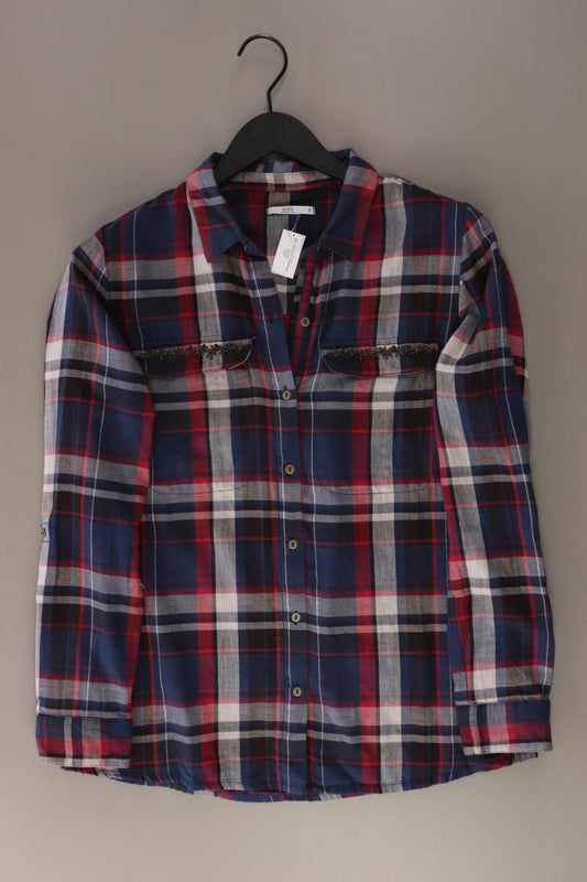 edc by Esprit Karobluse Gr. S kariert Langarm mehrfarbig aus Baumwolle