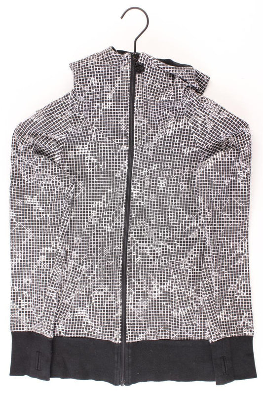 Bench Strickjacke Gr. S geometrisches Muster schwarz aus Baumwolle