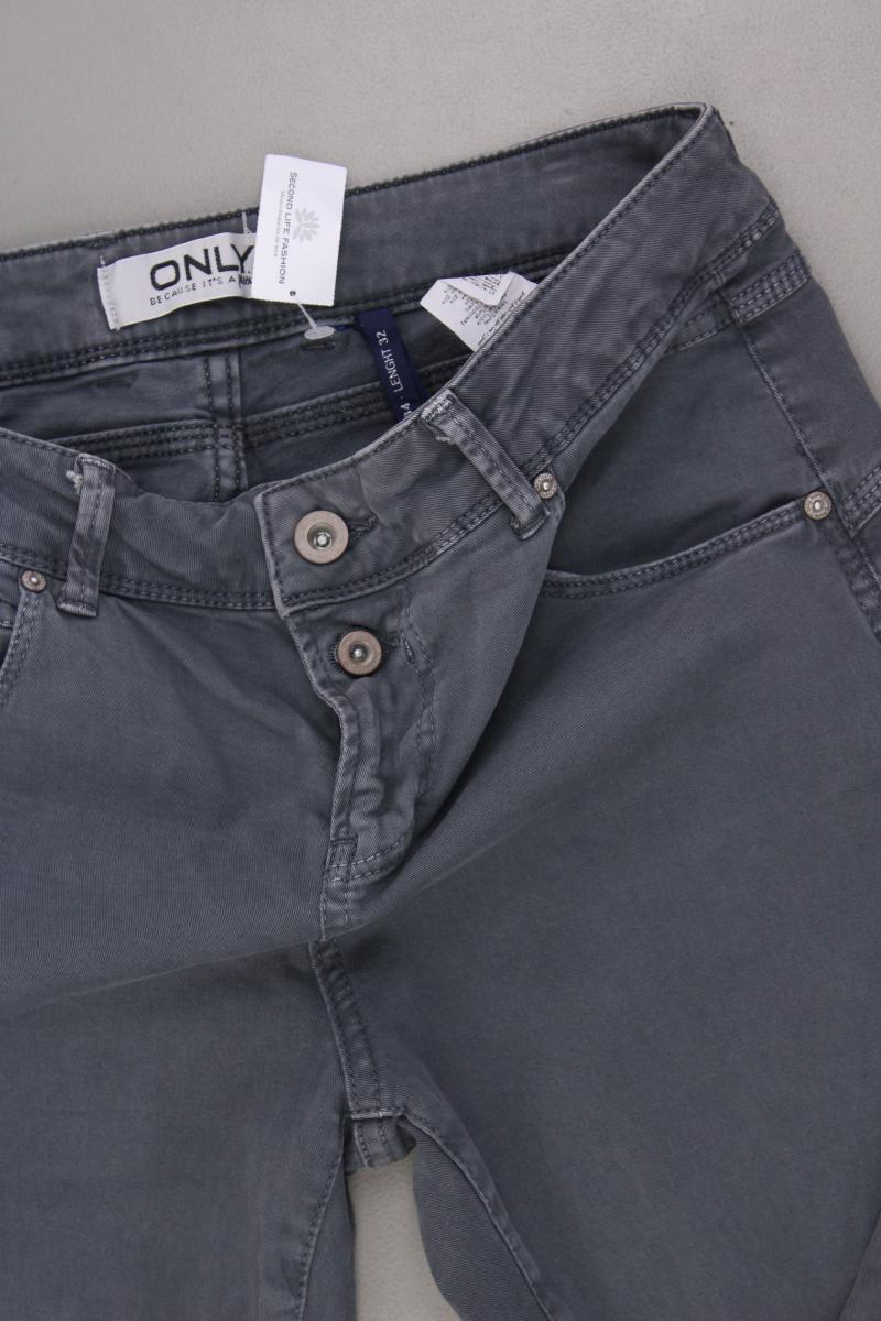 Only Five-Pocket-Hose Gr. 34/L32 grau aus Baumwolle
