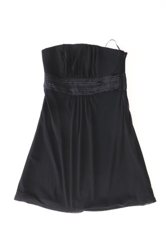 s.Oliver Bandeaukleid Gr. 36 Ärmellos schwarz aus Baumwolle