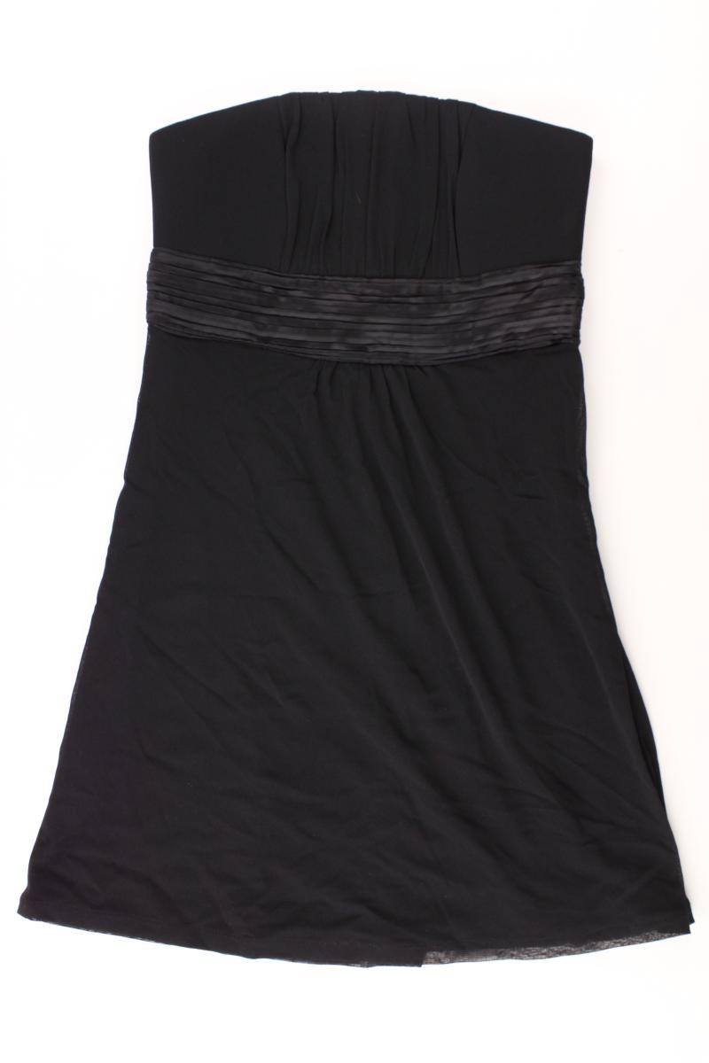 s.Oliver Bandeaukleid Gr. 36 Ärmellos schwarz aus Baumwolle