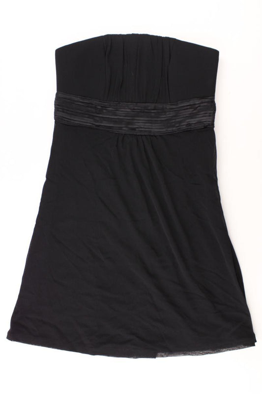 s.Oliver Bandeaukleid Gr. 36 Ärmellos schwarz aus Baumwolle