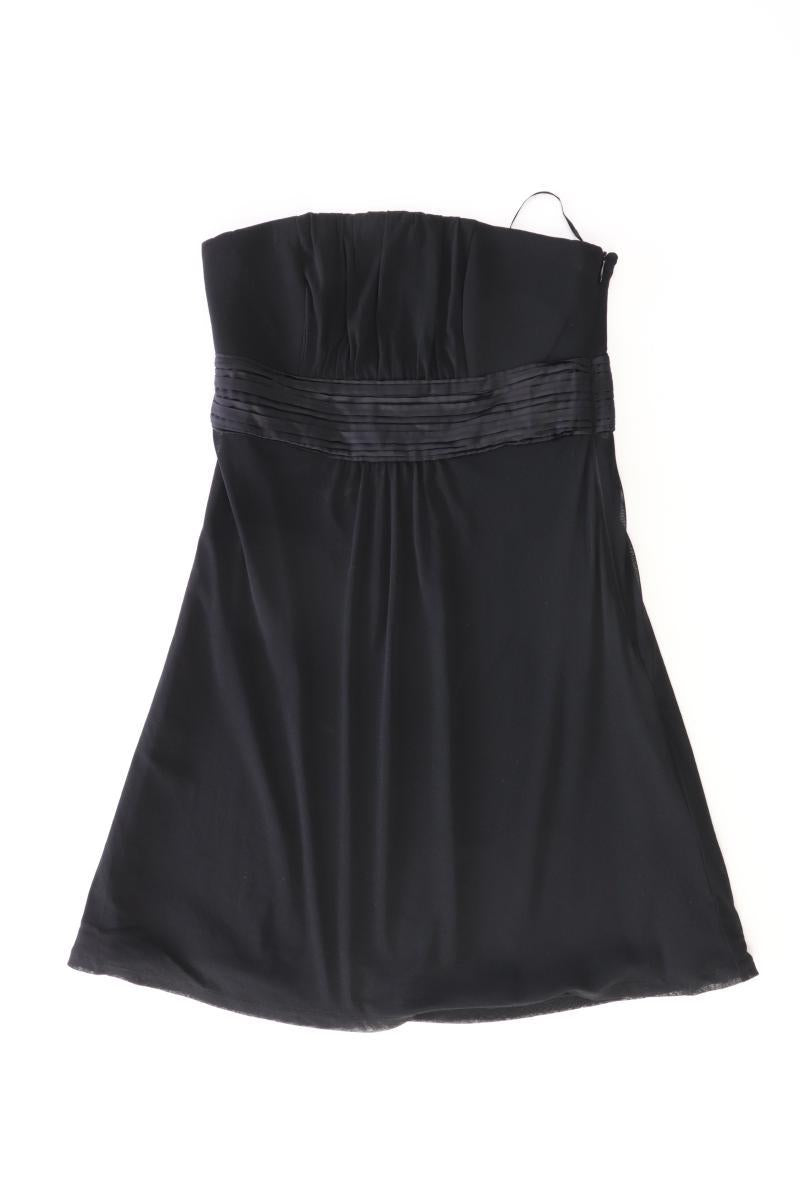 s.Oliver Bandeaukleid Gr. 36 Ärmellos schwarz aus Baumwolle