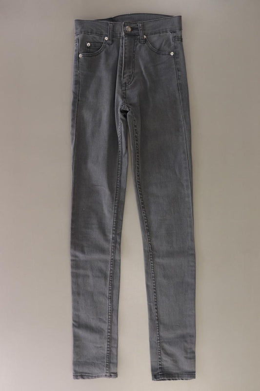 Cheap Monday Skinny Jeans Gr. W24/L32 grau aus Baumwolle