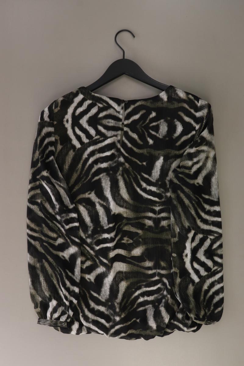 Esprit Langarmbluse Gr. 36 mit Tierdruck braun aus Polyester