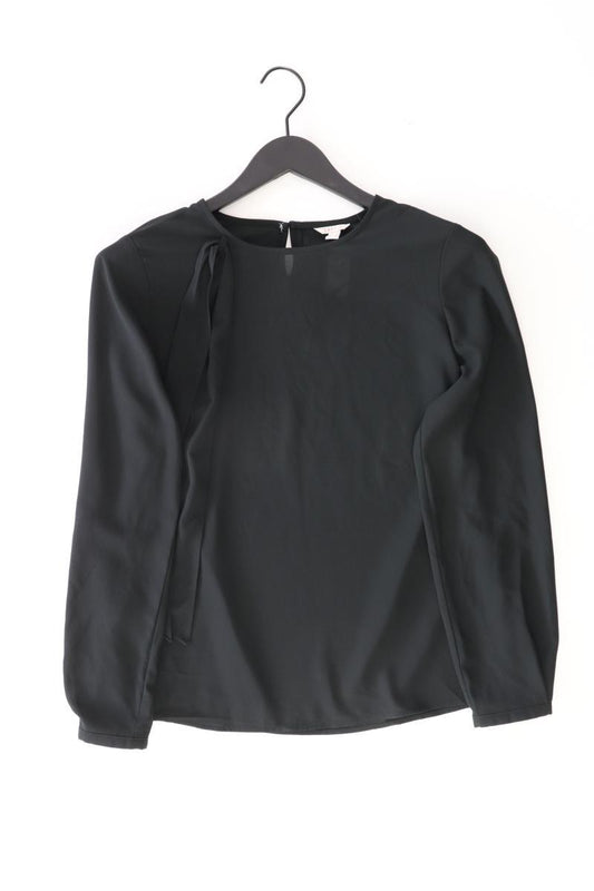 Esprit Chiffonbluse Gr. 36 Langarm schwarz