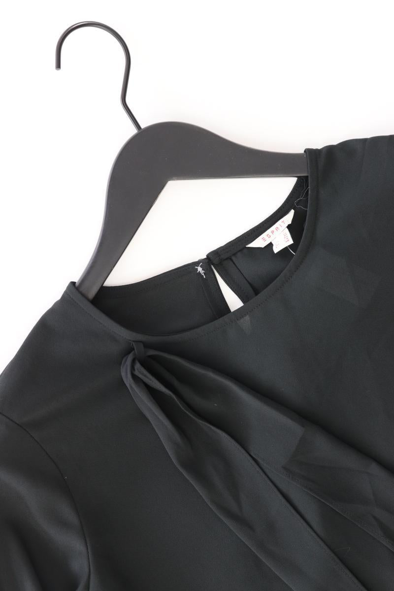 Esprit Chiffonbluse Gr. 36 Langarm schwarz