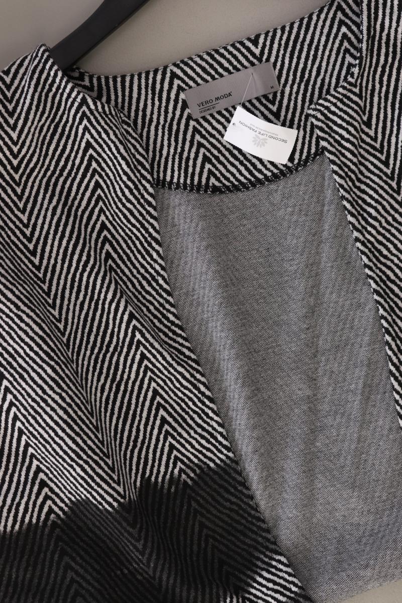 Vero Moda Cardigan Gr. M gestreift 3/4 Ärmel grau aus Polyester