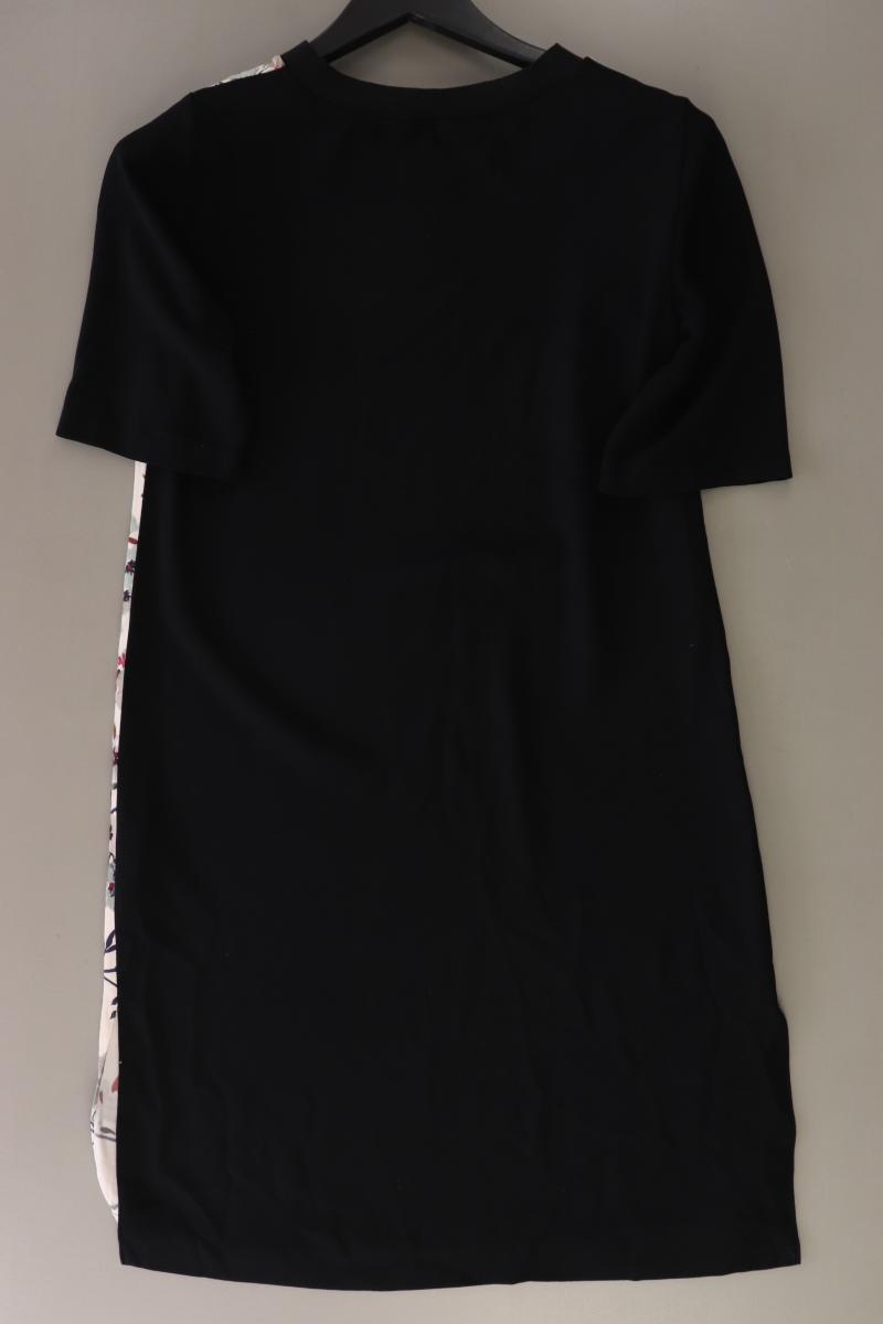 Zara Kurzarmkleid Gr. S mit Blumenmuster mehrfarbig aus Polyester