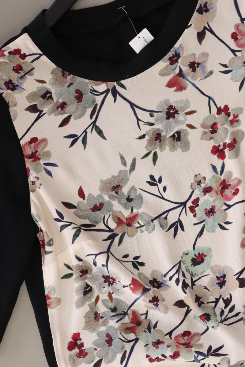 Zara Kurzarmkleid Gr. S mit Blumenmuster mehrfarbig aus Polyester