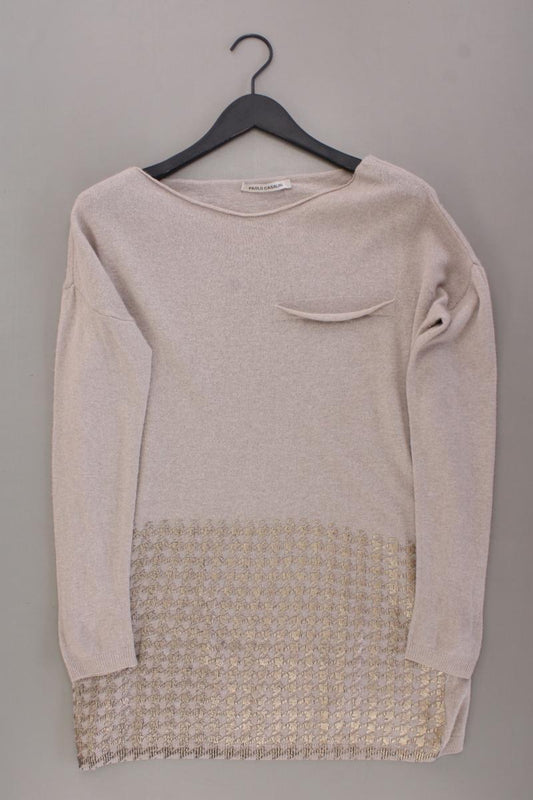 Paolo Casalini Feinstrickpullover Gr. XL creme aus Viskose