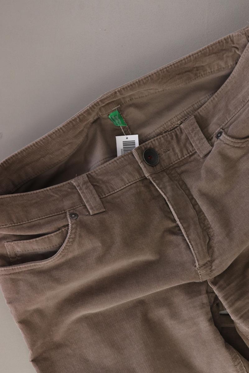 Benetton Cordhose Gr. IT 42 (S) braun aus Baumwolle