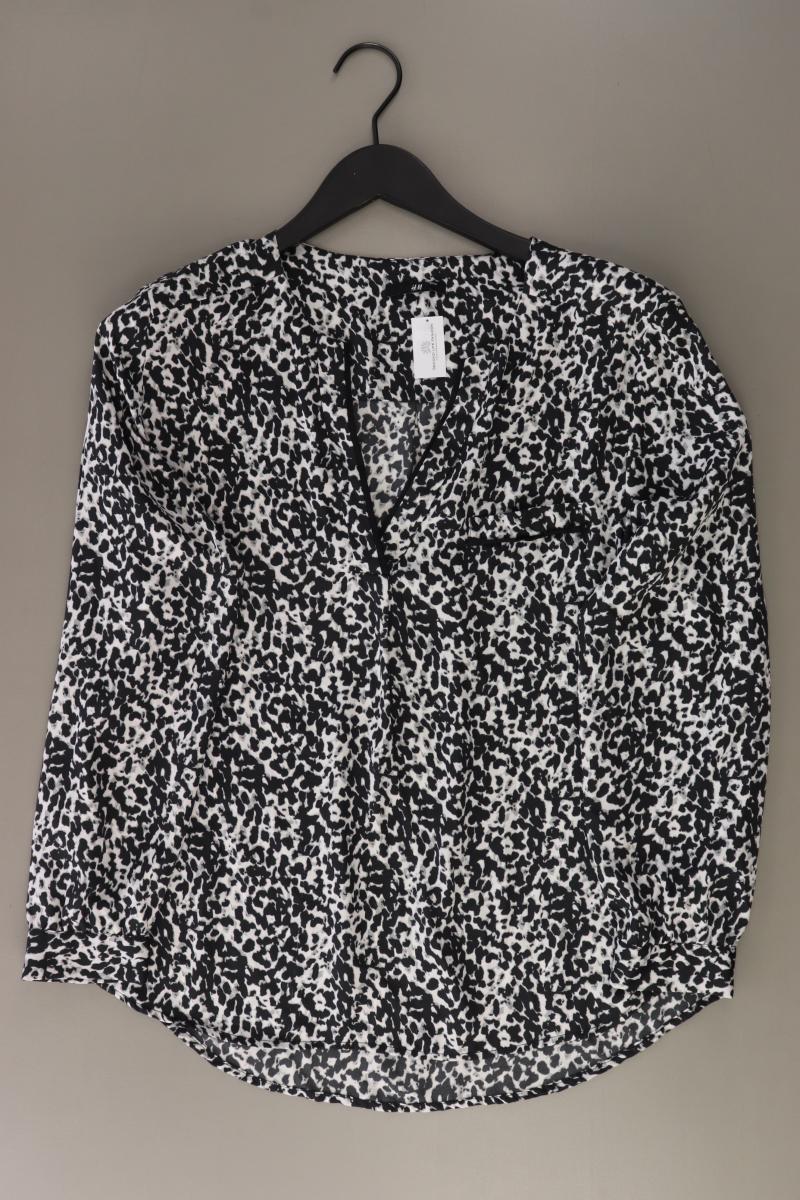 H&M Langarmbluse Gr. L schwarz aus Polyester