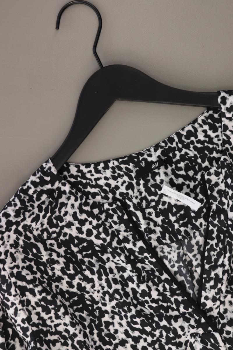 H&M Langarmbluse Gr. L schwarz aus Polyester