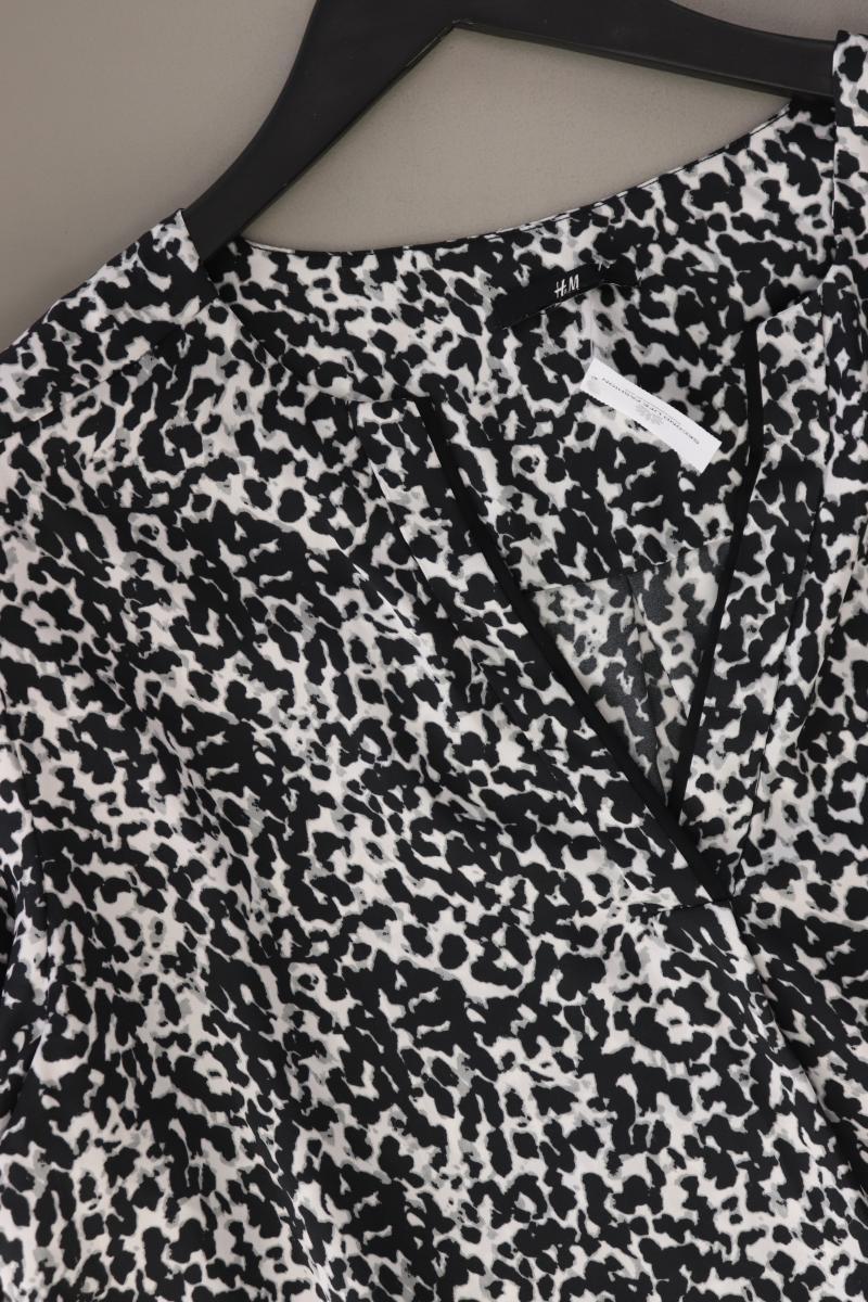 H&M Langarmbluse Gr. L schwarz aus Polyester