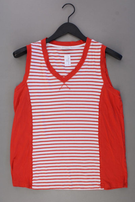 Bonita Trägertop Gr. XL gestreift rot aus Viskose
