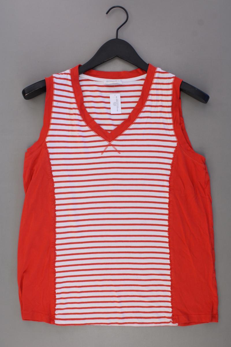 Bonita Trägertop Gr. XL gestreift rot aus Viskose