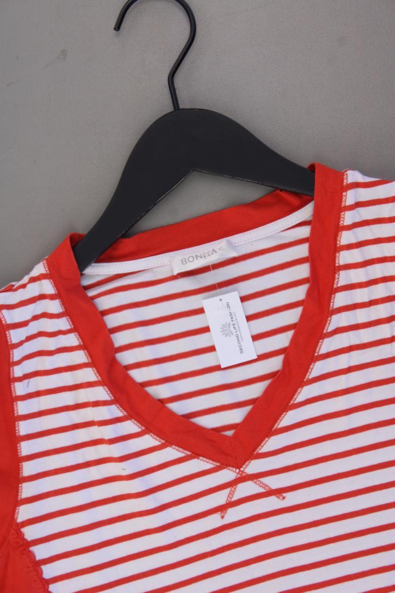 Bonita Trägertop Gr. XL gestreift rot aus Viskose