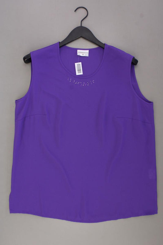 Sommermann Ärmellose Bluse Gr. 44 lila aus Polyester