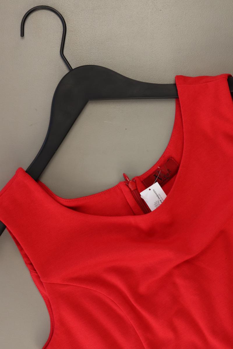 Vivien Caron Bleistiftkleid Gr. 36 Ärmellos rot aus Polyester