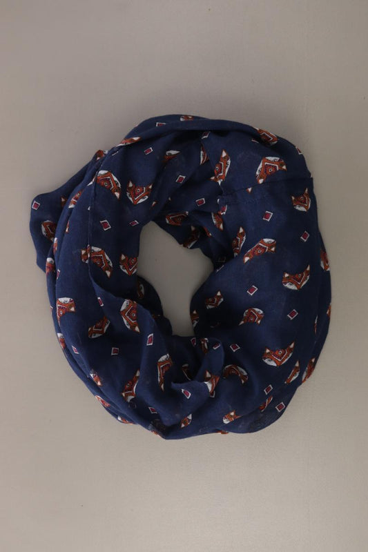 G!na Loop mit Fuchsmuster blau aus Polyester