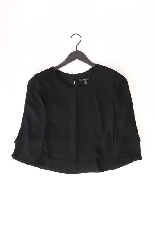 Mango Classic Bluse Gr. M 3/4 Ärmel schwarz aus Polyester