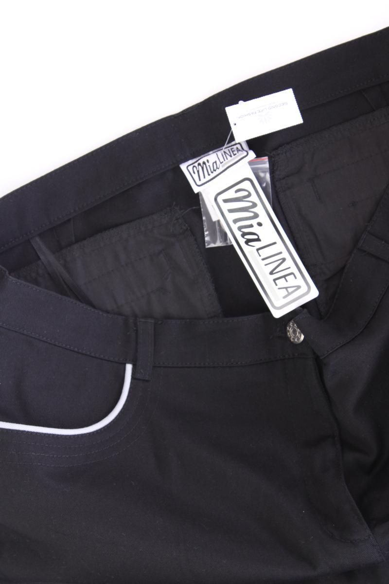 mia linea 7/8 Hose Gr. 48 schwarz aus Baumwolle