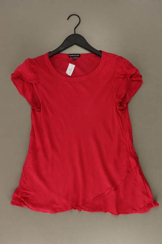 Warehouse Kurzarmbluse Gr. 40 pink aus Viskose