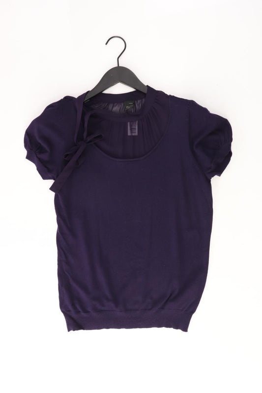 Esprit Collection Strickshirt Gr. M Kurzarm lila aus Viskose