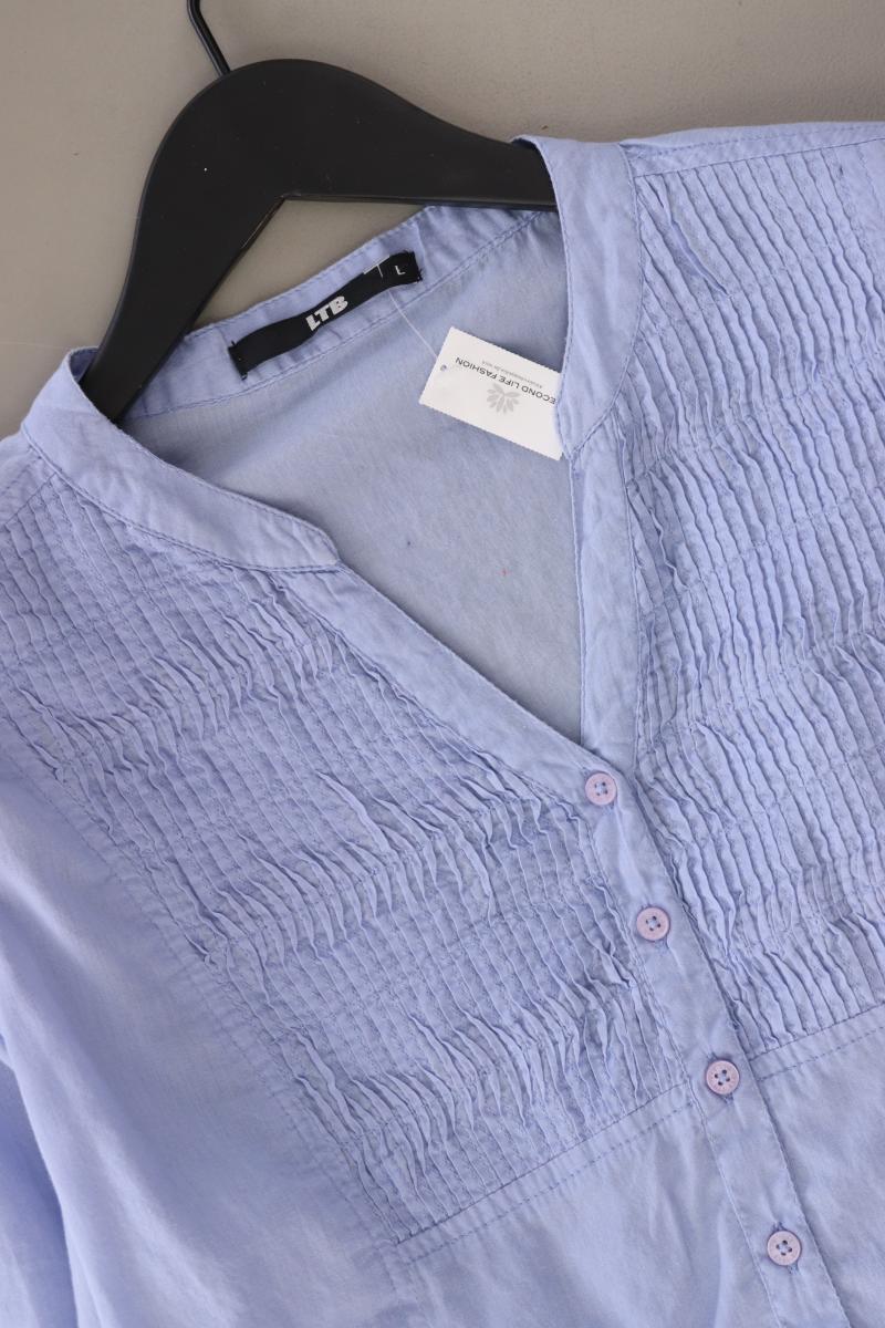 LTB Classic Bluse Gr. L 3/4 Ärmel blau