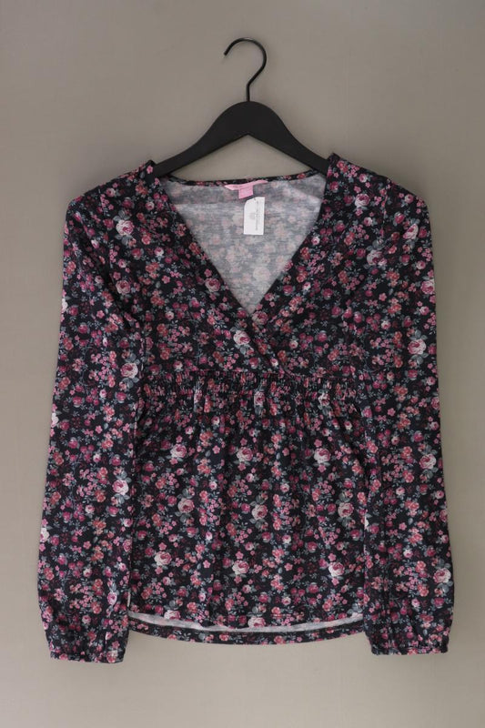 edc by Esprit Langarmbluse Gr. S mit Blumenmuster mehrfarbig aus Polyester