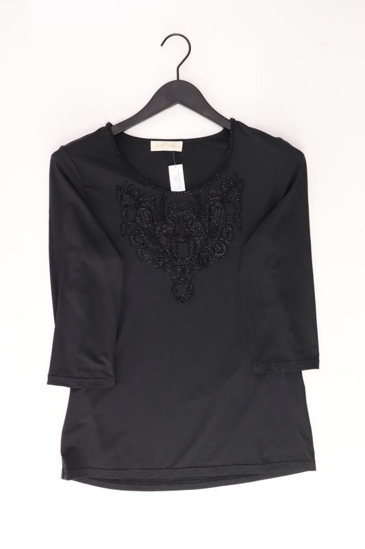 Judith Williams Classic Shirt Gr. 36 3/4 Ärmel mit Pailletten schwarz