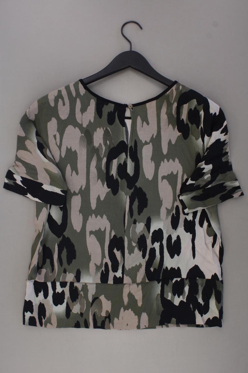 Estelle Jolie Kurzarmbluse Gr. 36 camouflage olivgrün aus Viskose