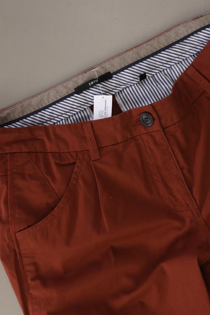 Zero Chinohose Gr. 38 braun aus Baumwolle
