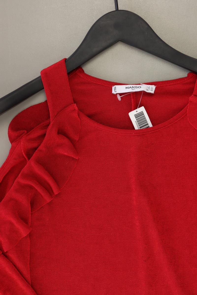 Mango Shirt Gr. S 3/4 Ärmel rot