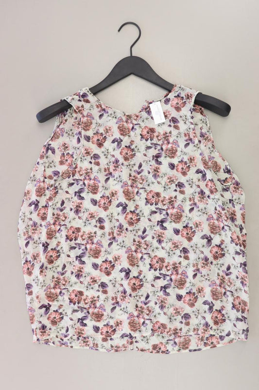 Mango Ärmellose Bluse Gr. S mit Blumenmuster mehrfarbig