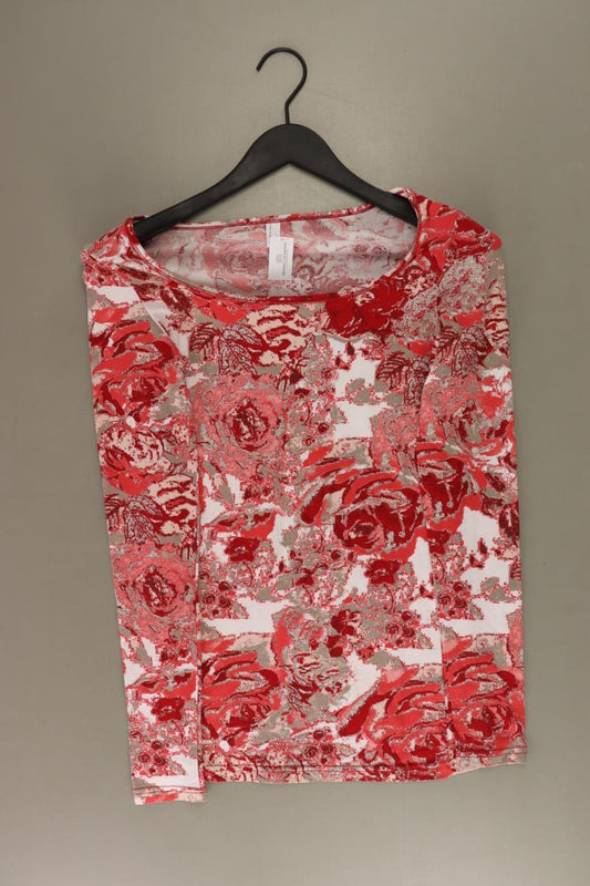 Vero Moda Longsleeve-Shirt Gr. S mit Blumenmuster Langarm rot
