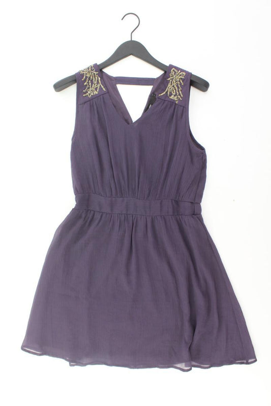 Vero Moda Abendkleid mit Pailletten Gr. L Träger lila aus Polyester