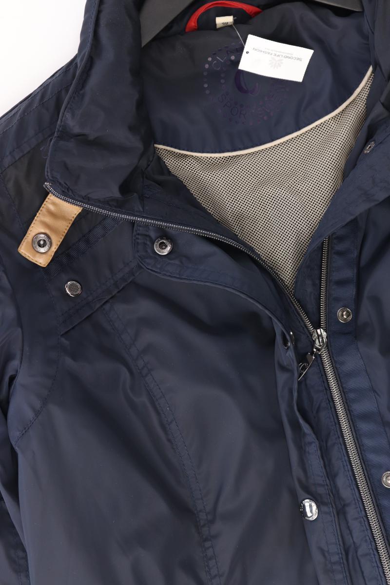 CLARINA Übergangsjacke Gr. 40 blau aus Polyester