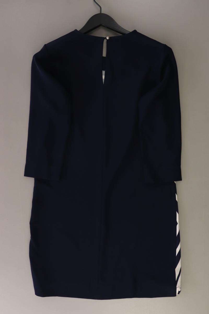 Ann Taylor LOFT Midikleid Gr. S geometrisches Muster neuwertig 3/4 Ärmel blau