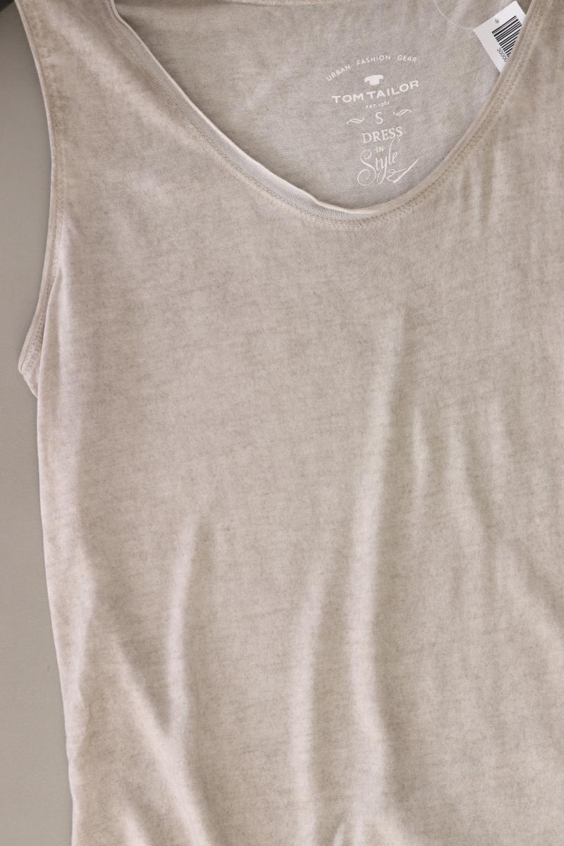 Tom Tailor Trägerkleid Gr. S creme aus Polyester
