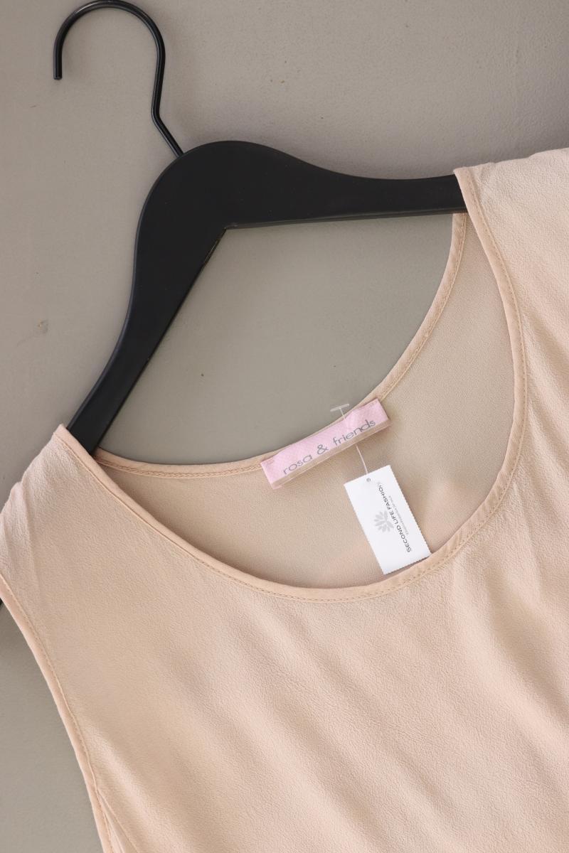 rosa & friends Ärmellose Bluse Gr. M neuwertig creme aus Viskose