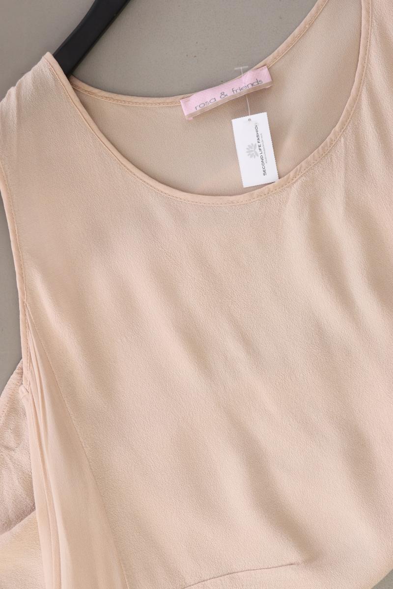 rosa & friends Ärmellose Bluse Gr. M neuwertig creme aus Viskose