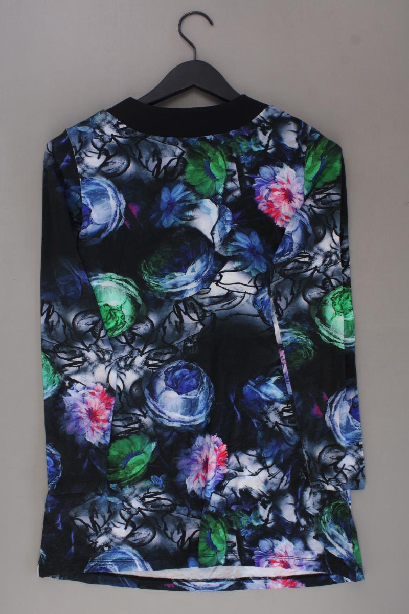 Top Secret Langarmbluse Gr. 40 mit Blumenmuster mit Pailletten mehrfarbig