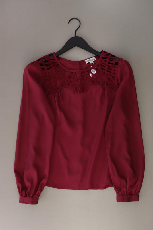 DEBY DEBO Langarmbluse Gr. S rot aus Polyester