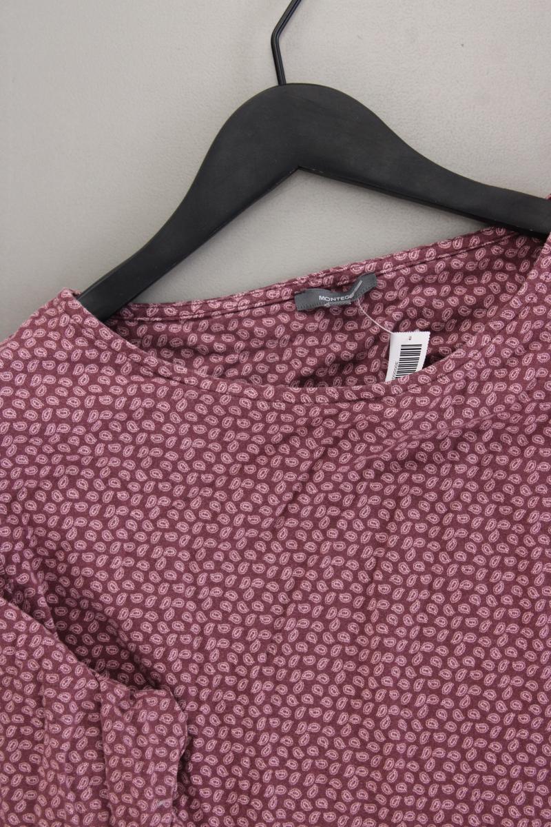 Montego Printshirt Gr. XXL Langarm rot aus Baumwolle