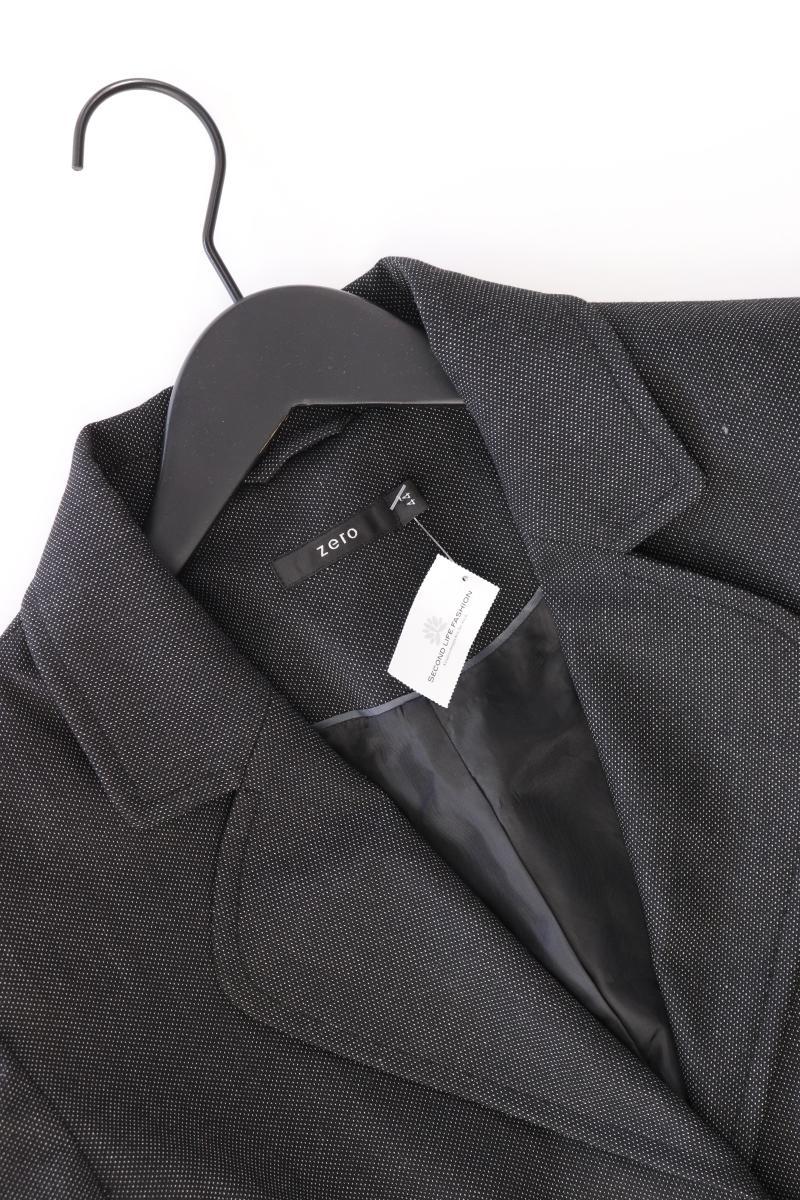 Zero Classic Blazer Gr. 44 gepunktet grau aus Polyester
