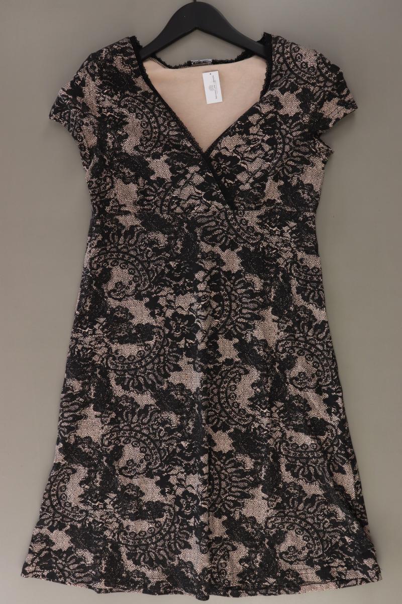 Chillytime Jerseykleid Gr. 34 Kurzarm schwarz aus Baumwolle