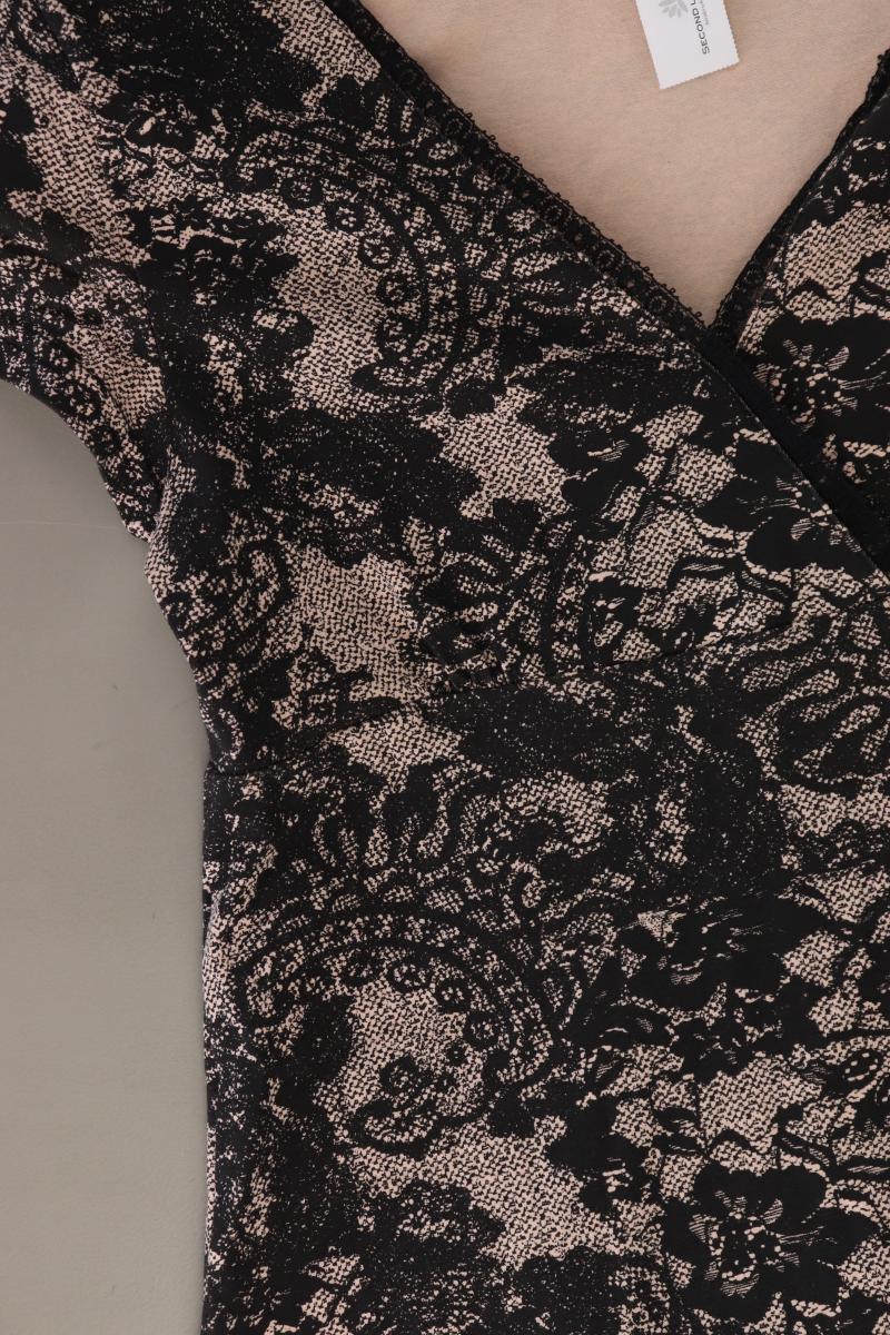 Chillytime Jerseykleid Gr. 34 Kurzarm schwarz aus Baumwolle