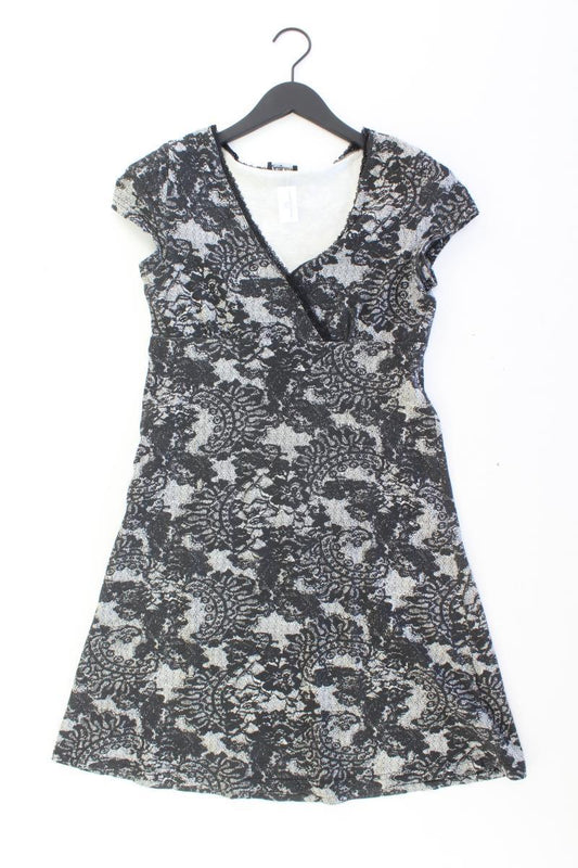 Chillytime Jerseykleid Gr. 34 Kurzarm schwarz aus Baumwolle